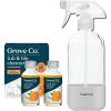 imageGrove Co Tub and Tile Cleaner Refill Concentrate 2 x 1 Fl Oz  1 x Reusable Glass Spray Bottle 16 Oz PlantBased Cleaning Supplies Bundle No Plastic Waste 100 Natural Orange amp Rosemary ScentOrange  Rosemary