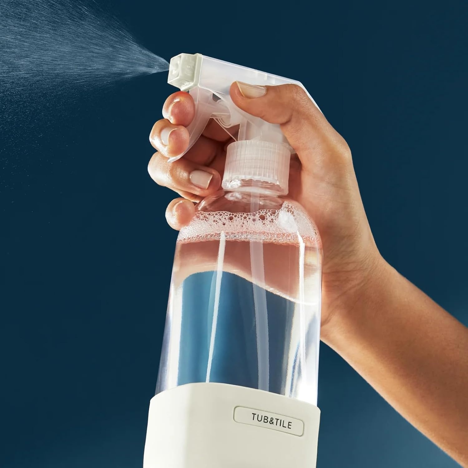 image:imageGrove Co Refillable Glass Spray Bottle 16 oz White Reusable Cleaning Container with Protective Silicone Sleeve amp Slide amp Snap Labeling System For Essential Oil MultiPurpose amp Glass CleanersWhite