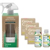 image:imageGrove Co Surface Care Bundle  Multipurpose Cleaner Concentrate Refill with Reusable Glass Spray Bottle Lemon amp Eucalyptus Scent 2Piece Set