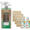 image:imageGrove Co Surface Care Bundle  Multipurpose Cleaner Concentrate Refill with Reusable Glass Spray Bottle Orange amp Rosemary Scent 2Piece Set