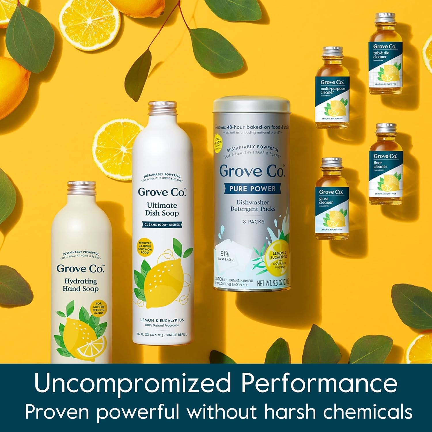 image:imageGrove Co Foaming Hand Soap Refill Pineapple Party Kids 12 Fl Oz 97 PlantBased Refill format Hydrating Foaming Hand Soap Natural Fragrance PlasticfreeLemon Eucalyptus