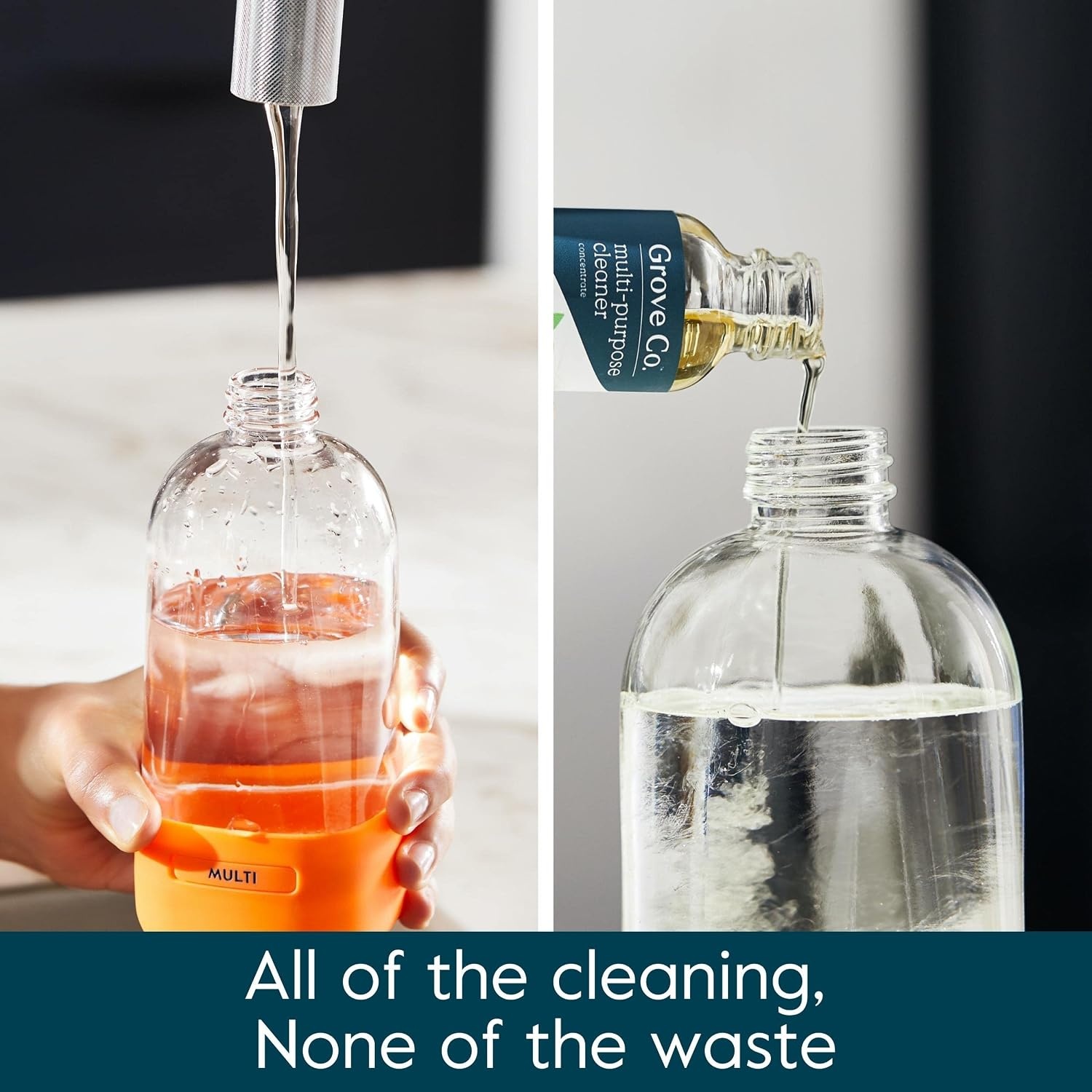 image:imageGrove Co MultiPurpose Cleaner Concentrate Refills 6 x 1fl oz Apple amp Pear Blossom 6 refills Plantbased No plastic waste Ammonia amp chlorine free No Harsh ChemicalsLavender Blossom Thyme